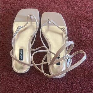 Nine West Women's Tan Strappy Sandals